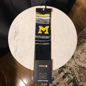 New Stance University of Michigan Sock Men’s Lrg